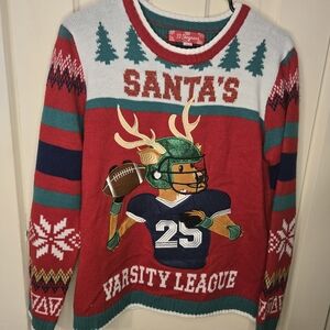 32 Degrees‎ Men's Festive Red Varsity Sweater
